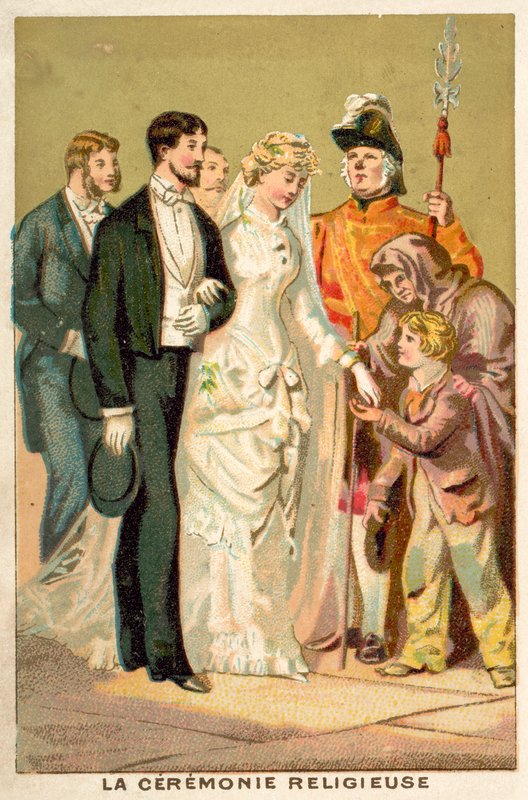Dini nikah töreni (chromolitho) by French School
