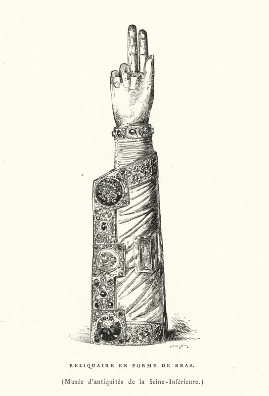 Kol şeklinde rölyef (gravür) by French School