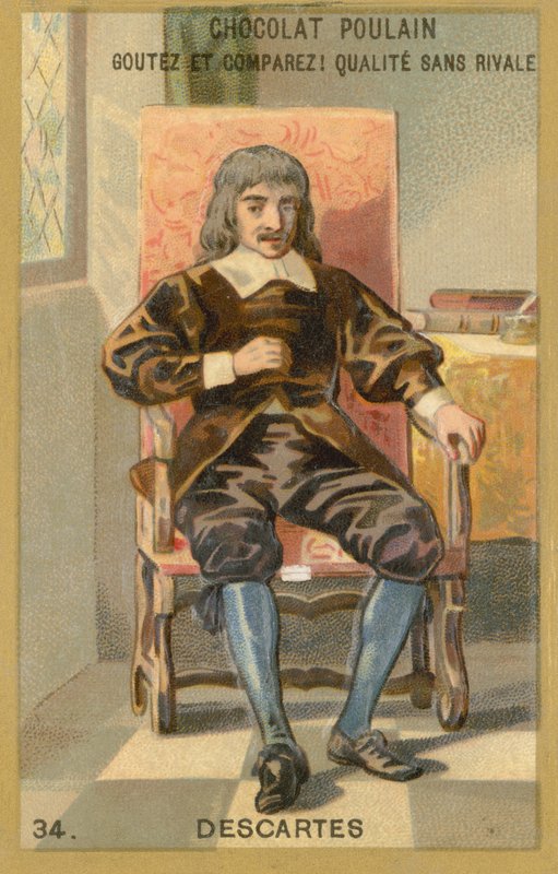 Rene Descartes, Fransız filozof ve matematikçi by French School