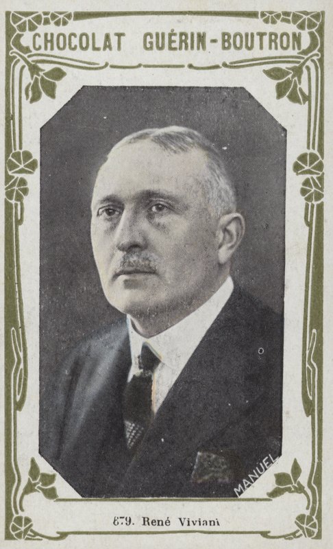 Rene Viviani (renkli fotoğraf) by French School