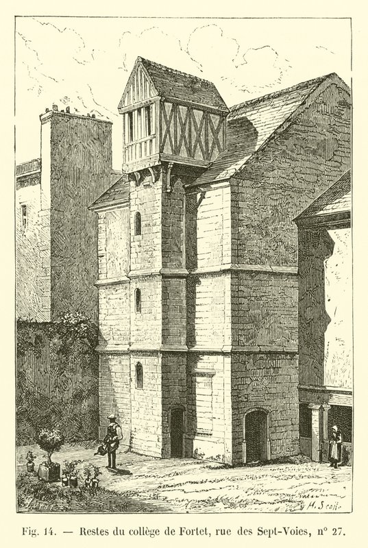 Fortet kolejinin kalıntıları, rue des Sept-Voies, no 27 by French School