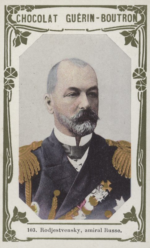 Rodjestvensky, amiral Russe (renkli fotoğraf) by French School
