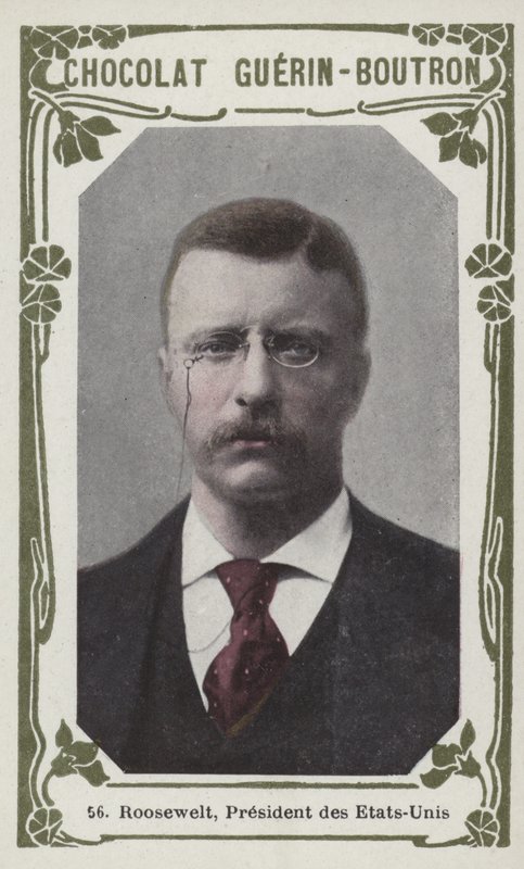 Roosevelt, Amerika Birleşik Devletleri Başkanı (renkli fotoğraf) by French School