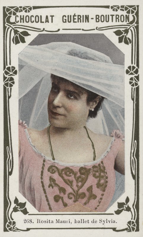 Rosita Mauri, bale de Sylvia (renkli fotoğraf) by French School