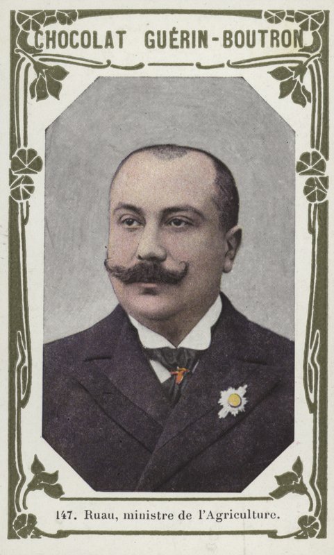 Ruau, Tarım Bakanı (renkli fotoğraf) by French School