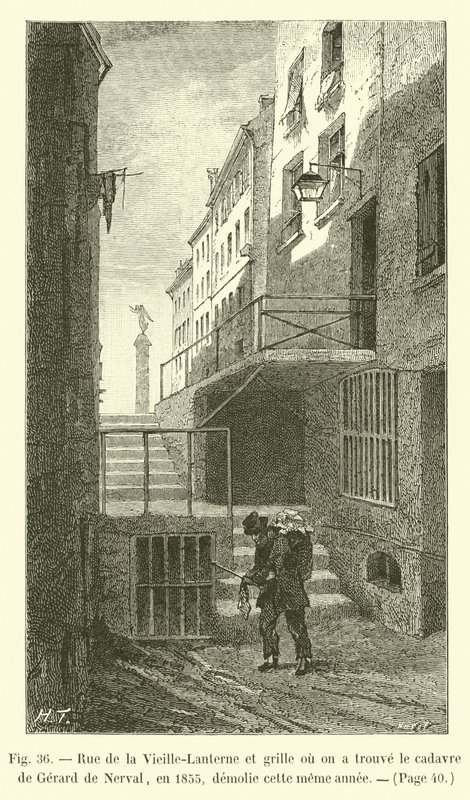 Rue de la Vieille-Lanterne ve 1855