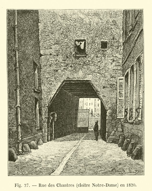Rue des Chantres, Notre-Dame manastırı, 1820