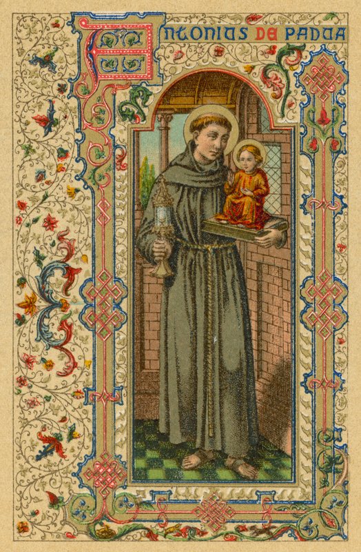 Antonius De Padua by French School
