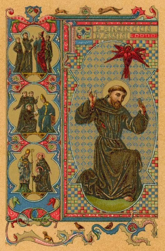 S Franciscus DAssisi by French School