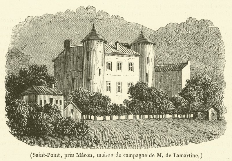 Saint-Point, Macon yakınlarında, Madame de Lamartine
