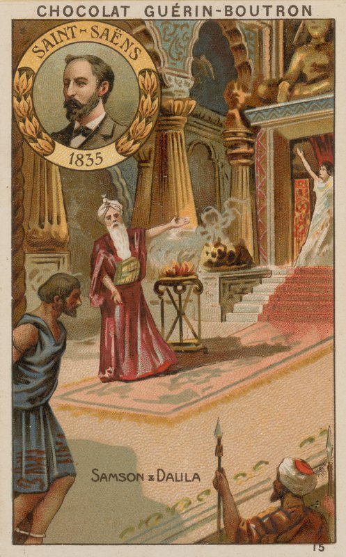 Saint-Saens, Samson ve Delilah by French School