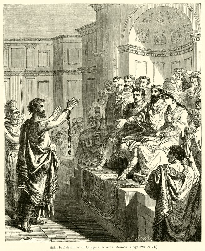 Aziz Paul, Kral Agrippa ve Kraliçe Berenice