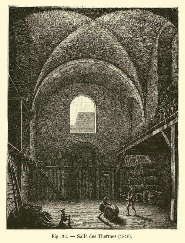 Thermes odası, 1810 by French School