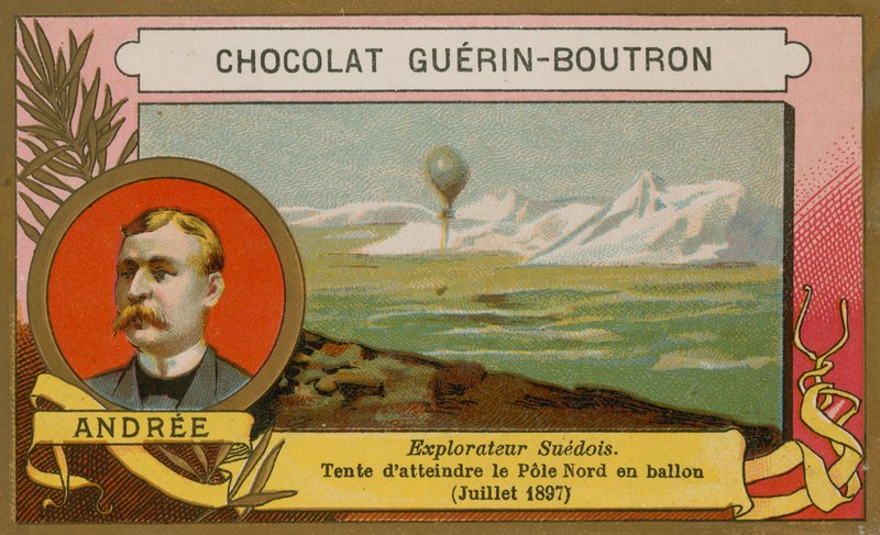 Salomon August Andree, 19. Yüzyıl İsveçli kaşif by French School