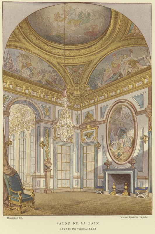 Salon de la Paix, Versay Sarayı by French School