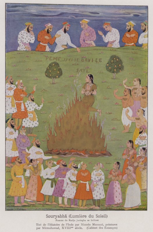 Sati, Hindistan