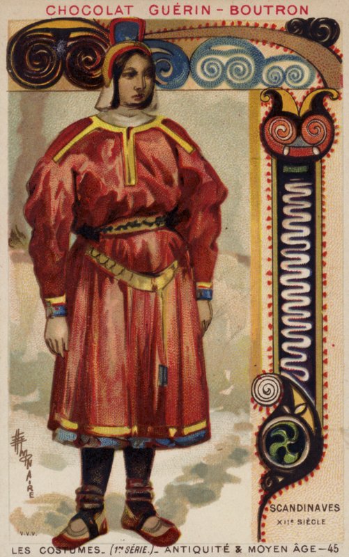 İskandinav kostümü, 12. yüzyıl by French School