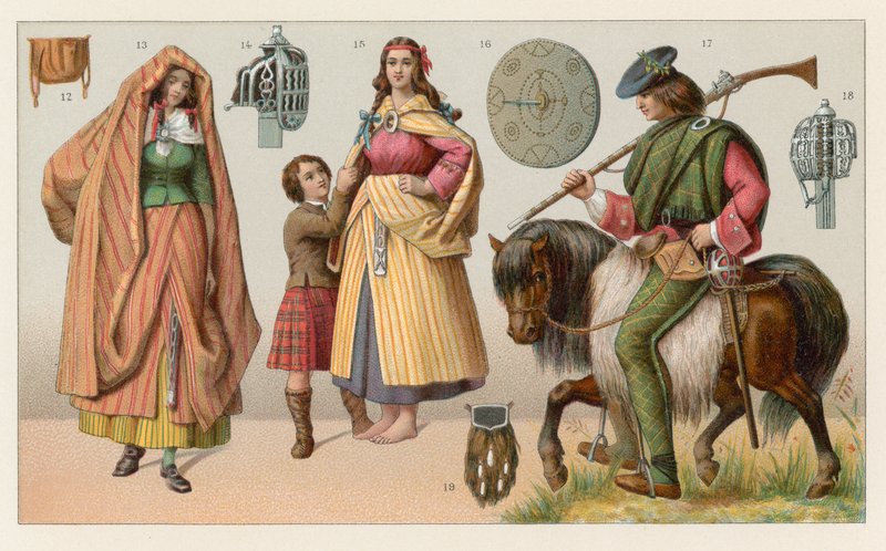 İskoçya Kostümü by French School