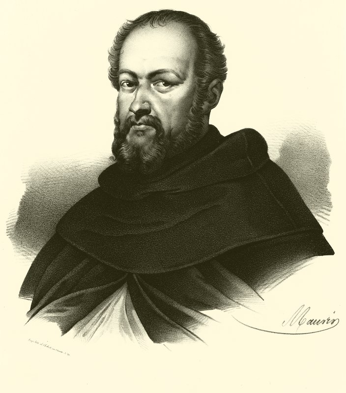 Sebastiano del Piombo, portre (gravür) by French School