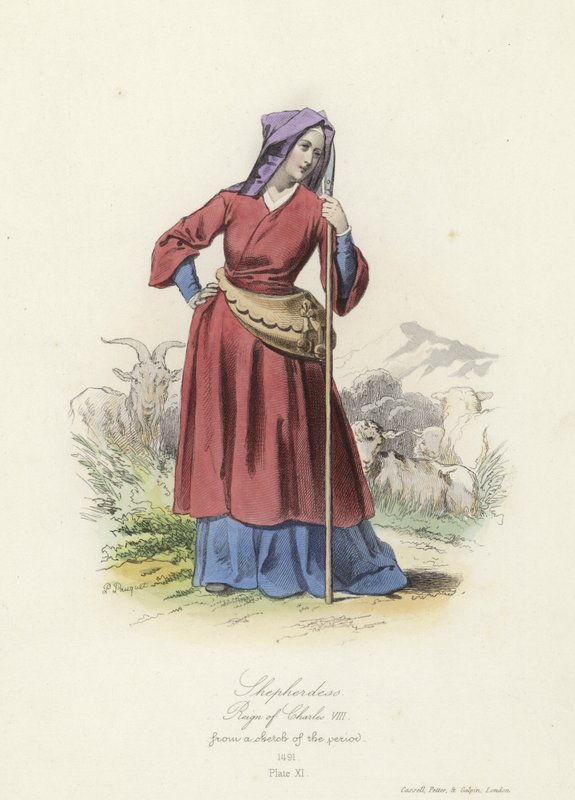 Çoban, Fransa Kralı VIII. by French School