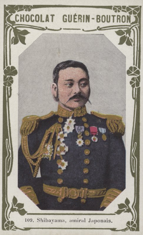 Shibayama, Japon amiral (renkli fotoğraf) by French School