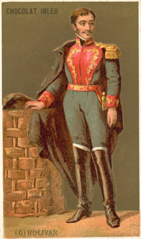 Simon Bolivar, Venezuela askeri ve siyasi lideri by French School
