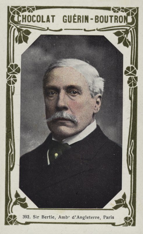 Sir Bertie, Ambassadeur dAngleterre, Paris (renkli fotoğraf) by French School