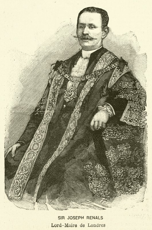 Sir Joseph Renals, Londra Belediye Başkanı (gravür) by French School