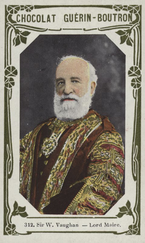 Sir W Vaughan, Lord Maire (renkli fotoğraf) by French School