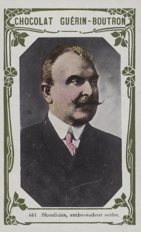 Skoulides, Sırp büyükelçisi (renkli fotoğraf) by French School