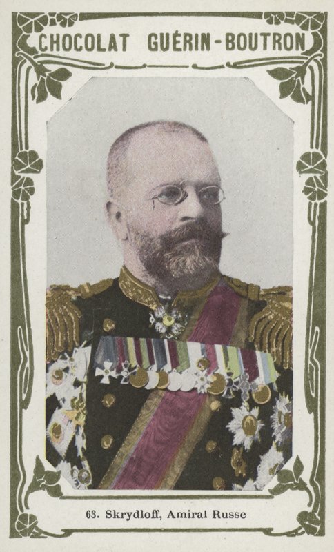 Skrydloff, Amiral Russe (renkli fotoğraf) by French School