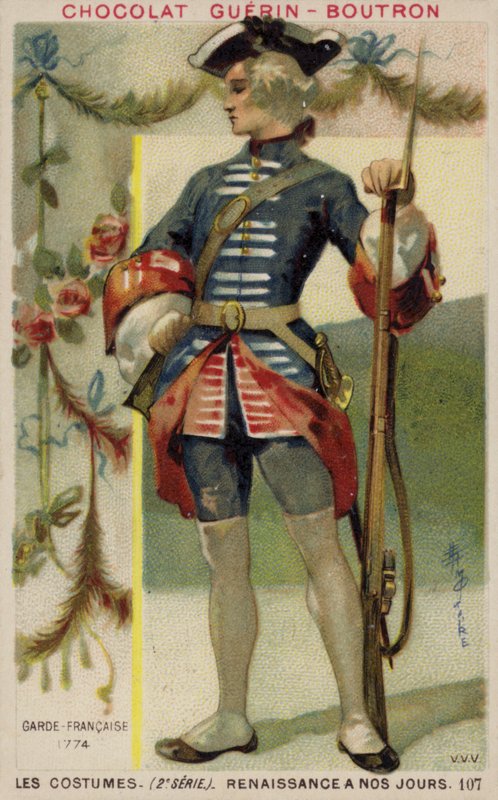 Gardes Francaises (Fransız Muhafızları), 1774 by French School