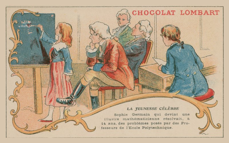 Sophie Germain, parlak genç matematikçi by French School