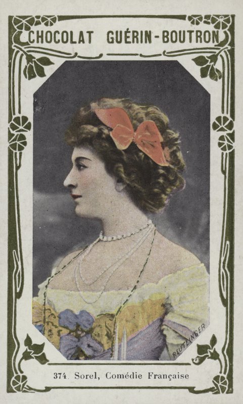 Sorel, Comedie Francaise (renkli fotoğraf) by French School