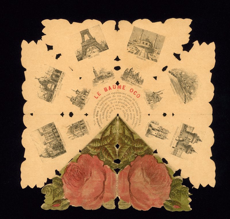 Souvenir of the Exposition Universelle 1889, Paris, Fransa (renkli taş) by French School