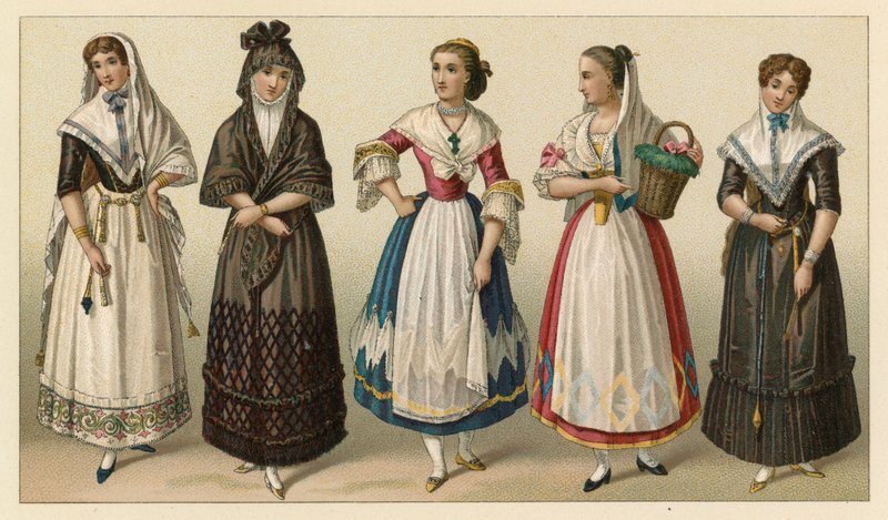 İspanya Kostüm by French School