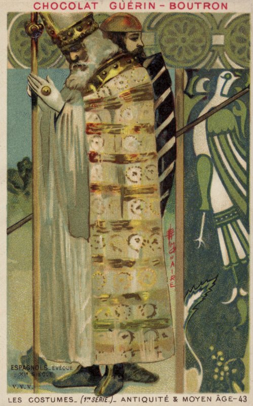 İspanyol piskopos, 11. yüzyıl by French School