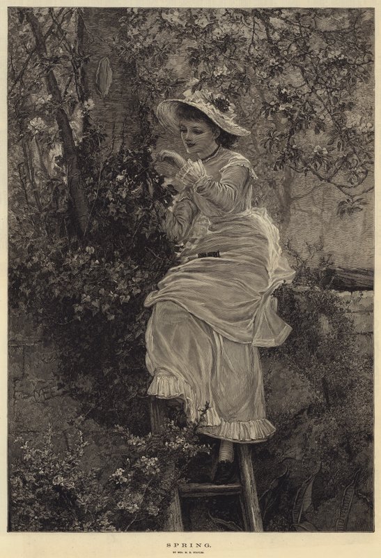 Bahar (gravür) by French School