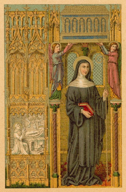 Sta Scholastica by French School