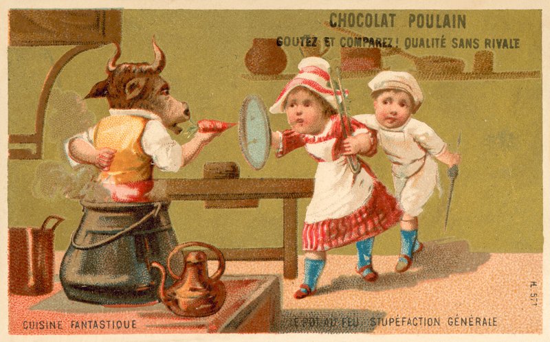 Güveç - genel şaşkınlık (chromolitho) by French School