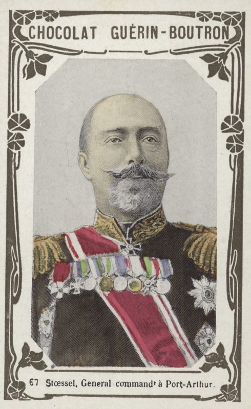 Stoessel, Genel komutan ve Port-Arthur (renkli fotoğraf) by French School