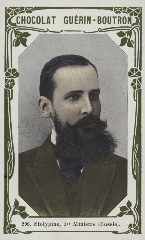 Stolypin, Başbakan, Rusya (renkli fotoğraf) by French School