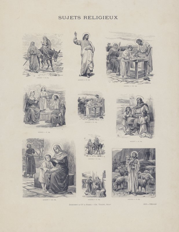 Dini Konular (gravür) by French School