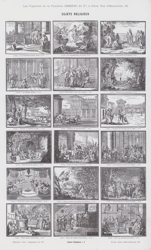 Dini Konular (gravür) by French School