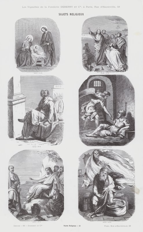 Dini Konular (gravür) by French School
