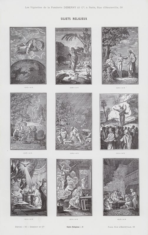 Dini Konular (gravür) by French School