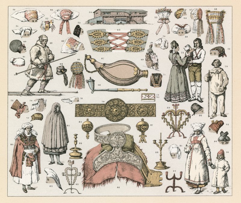 İsveç Kostümü by French School