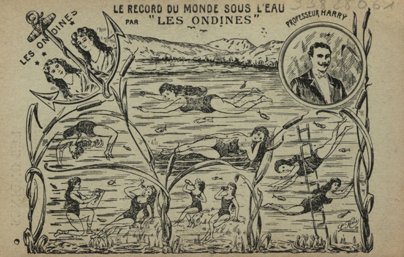yüzen kızlar (lito) by French School