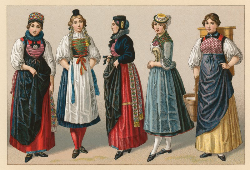 İsviçre Kostümü by French School