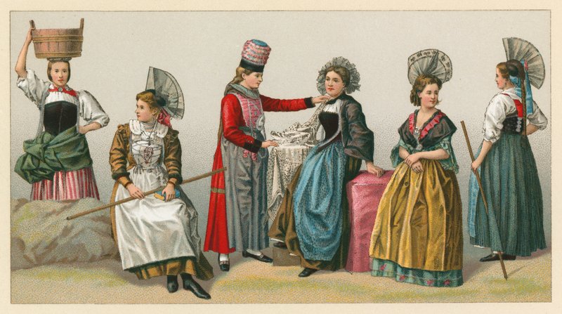 İsviçre Kostümü by French School